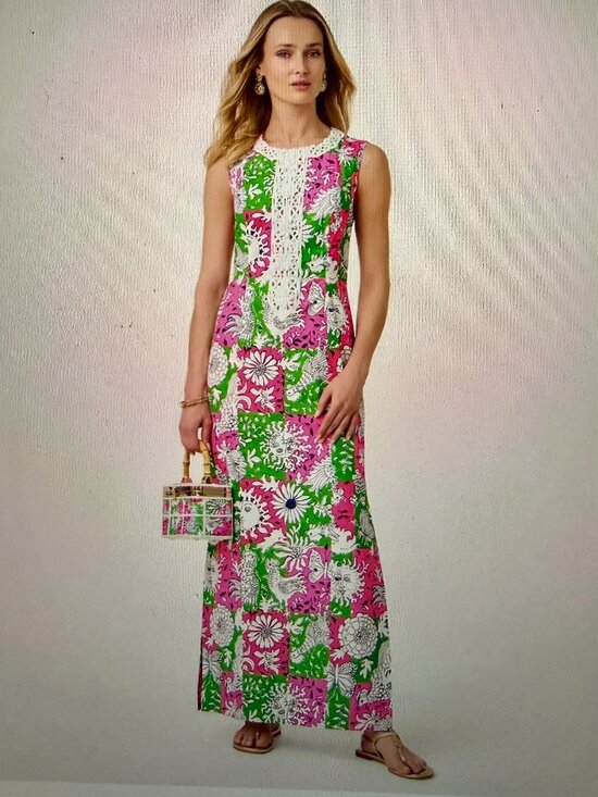 Lilly Pulitzer Dresses & Skirts - Lilly Pulitzer Barberine Maxi Dress Brand New Size 6